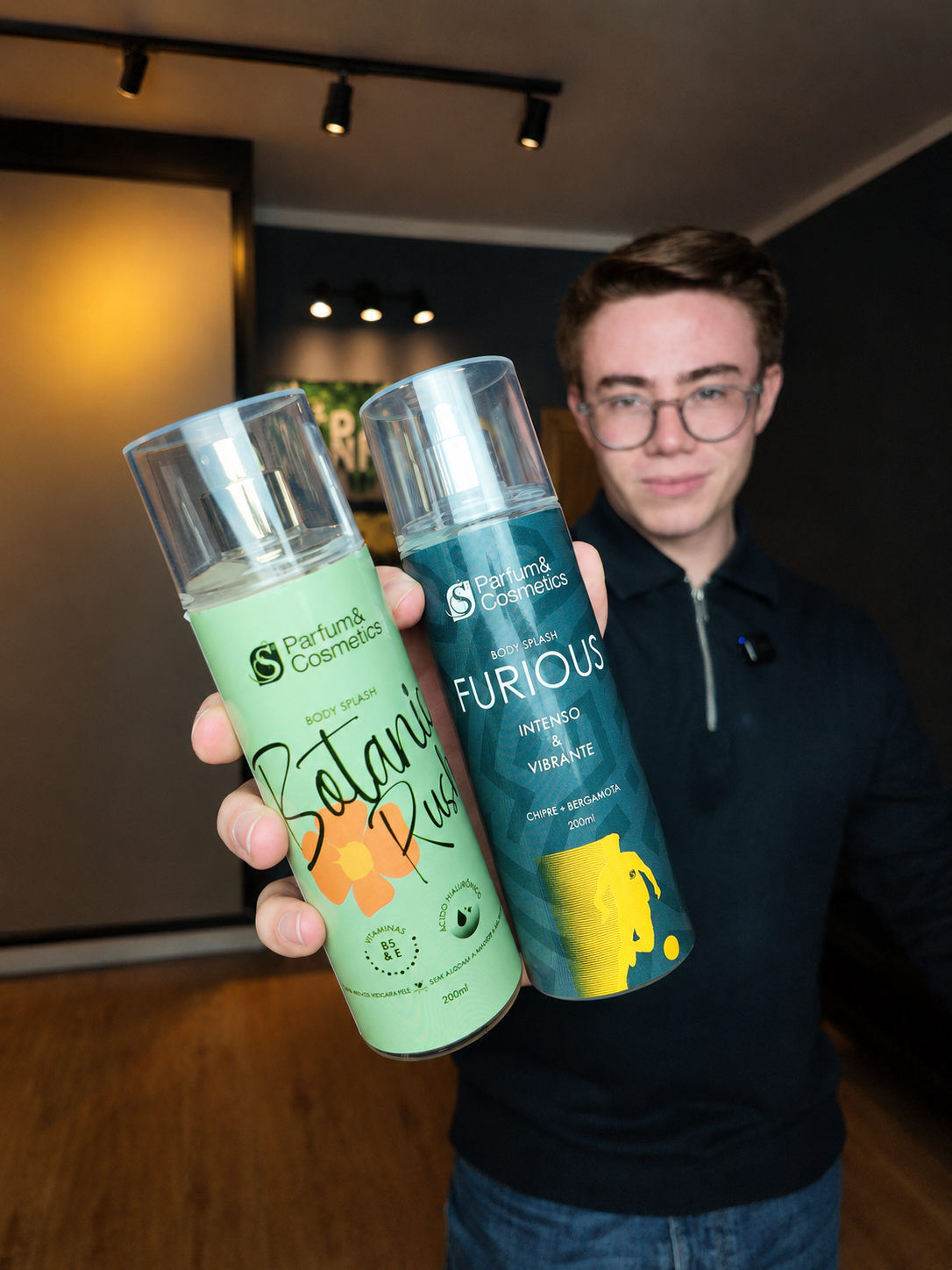 S Parfum apresenta sua linha de Body Splash em campanha com Matheus Ueta